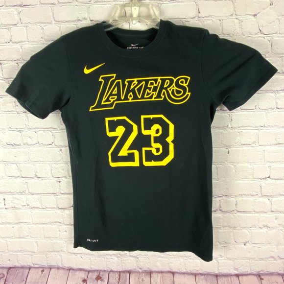 Nike Other - Nike LeBron James 23 Lakers Men's Black Short Sleeve and Crewneck Tee. Sz: Small
